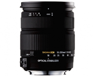 Sigma 18-200mm F3.5-6.3 DC OS pentru Sigma